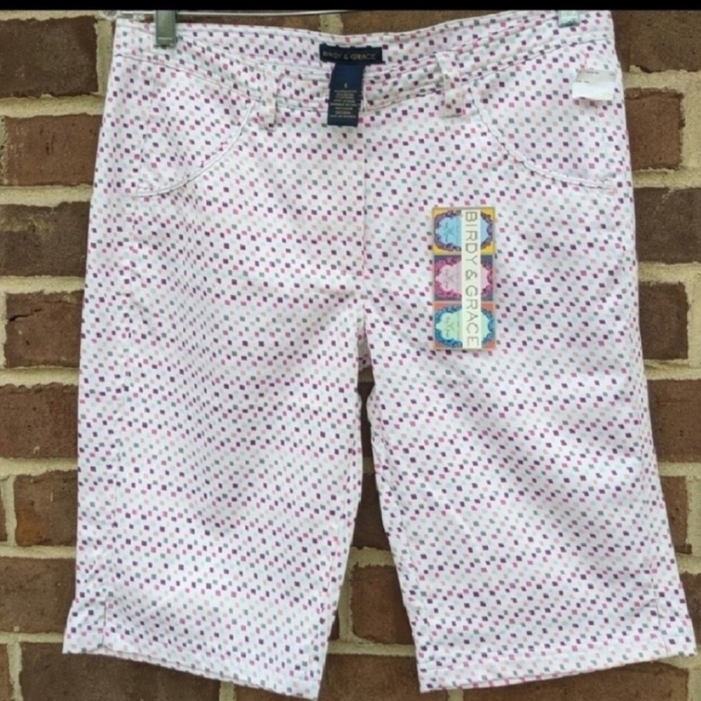 Birdy & Grace confetti Bermuda shorts
